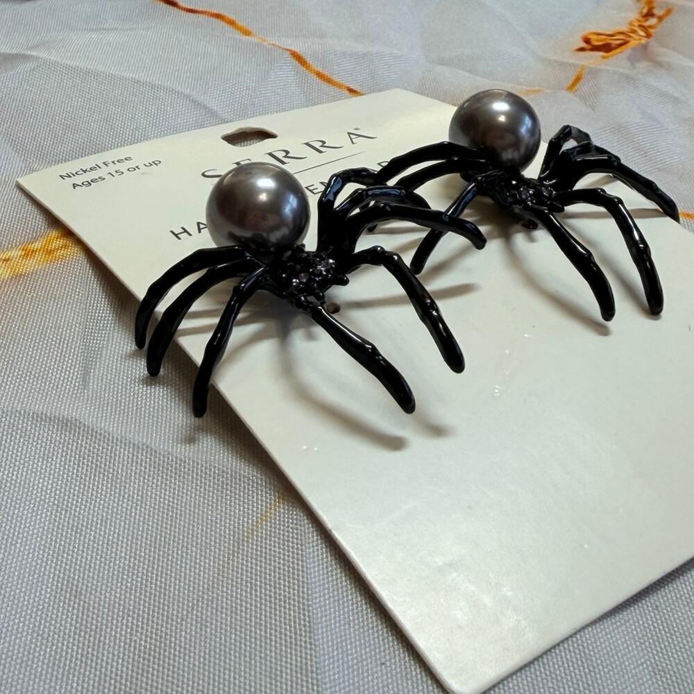 SERRA Spider Halloween Earrings NEW!